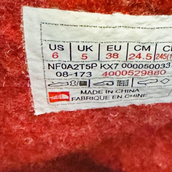 The North Face Boots Boys 6 Black Thermalfelt Snow Insulated Alpenglow IV Winter - Picture 11 of 12